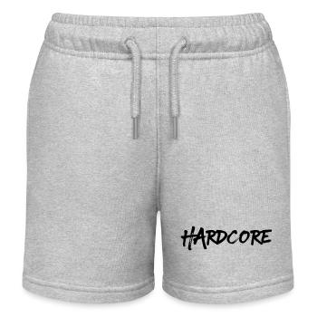Hardcore, Black Version-Two - Kinder Organic Joggingshorts Mini Bolter von Stanley/Stella - Grau meliert - Vorne