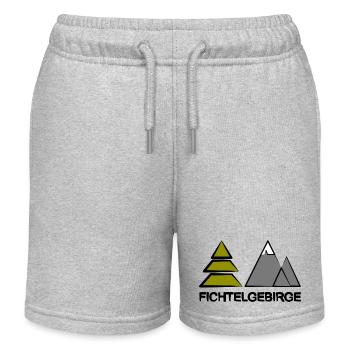 fichtelgebirge - Kinder Organic Joggingshorts Mini Bolter von Stanley/Stella - Grau meliert - Vorne
