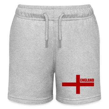 angleterre - Short de jogging enfant bio Stanley/Stella - gris chiné - Devant