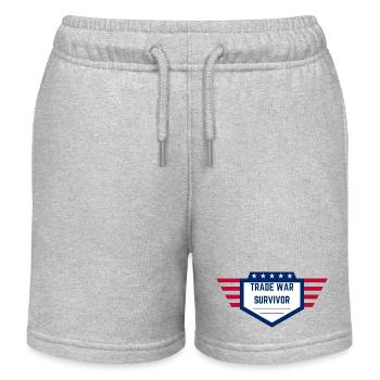 Trade War Survivor - US Edition - Kinder Organic Joggingshorts Mini Bolter von Stanley/Stella - Grau meliert - Vorne
