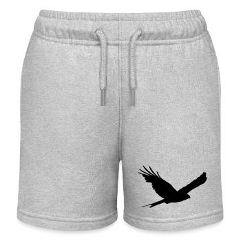 Red Milan - Red Kite - Kids Organic Sweat Shorts by Stanley/Stella - heather grey - Front