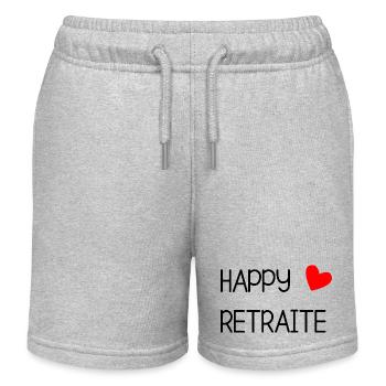 - RUHESTAND. GUTER RUHESTAND. FROHER RUHESTAND - Kinder Organic Joggingshorts Mini Bolter von Stanley/Stella - Grau meliert - Vorne