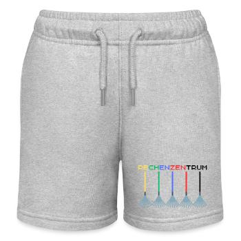 Rechenzentrum IT Admin Nerd Informatik - Kinder Organic Joggingshorts Mini Bolter von Stanley/Stella - Grau meliert - Vorne