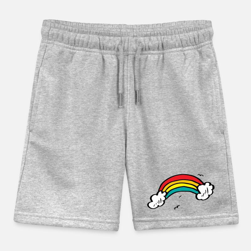 Lebendiger Regenbogenbogen Kinder Organic Joggingshorts Mini Bolter von Stanley/Stella
