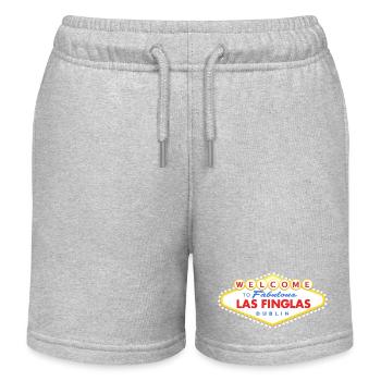 Las Finglas - Short de jogging enfant bio Stanley/Stella - gris chiné - Devant