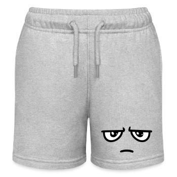 pas impressionné - Short de jogging enfant bio Stanley/Stella - gris chiné - Devant