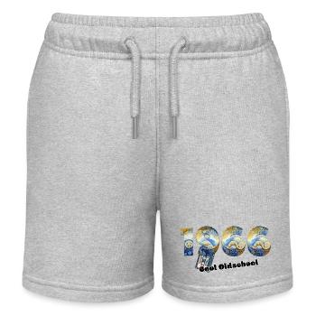 1966 Jahrgang Retro Vintage – Kassette – Cool Olds - Kinder Organic Joggingshorts Mini Bolter von Stanley/Stella - Grau meliert - Vorne