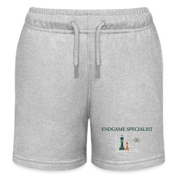 Schach-Endspielanalyse und fortgeschrittene Strategie - Kinder Organic Joggingshorts Mini Bolter von Stanley/Stella - Grau meliert - Vorne