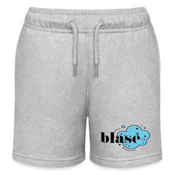 Blasé - Short de jogging enfant bio Stanley/Stella - gris chiné - Devant