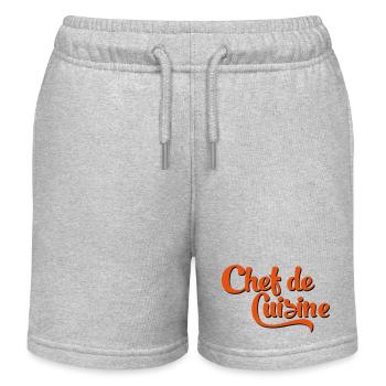 Koch - Kinder Organic Joggingshorts Mini Bolter von Stanley/Stella - Grau meliert - Vorne