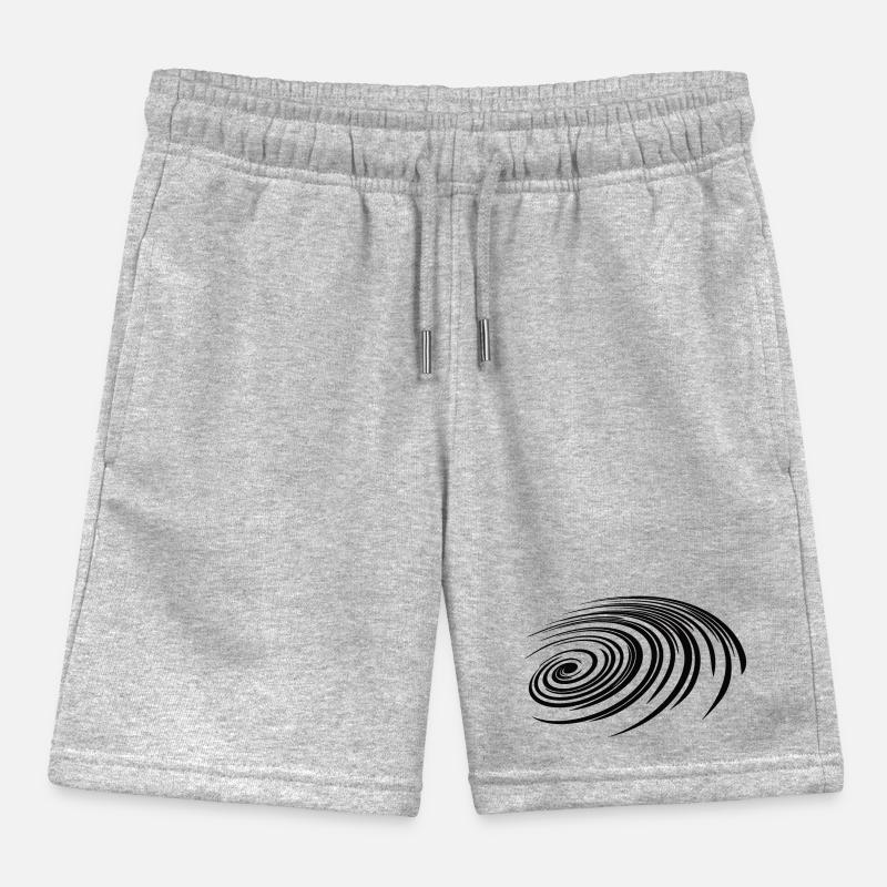 Spiral Geometry - Spiral Galaxy Kids Organic Sweat Shorts by Stanley/Stella