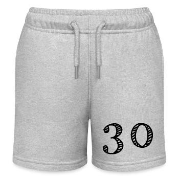 30 YEARS. 30th ANNIVERSARY. ANNIVERSARY 30 YEARS. 30 - Kids Organic Sweat Shorts by Stanley/Stella - heather grey - Front