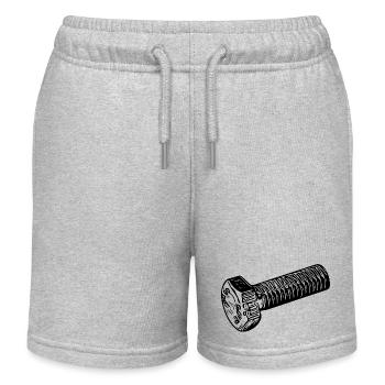 Werkstattzubehör Ersatzteil Schraube - Kinder Organic Joggingshorts Mini Bolter von Stanley/Stella - Grau meliert - Vorne