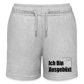 Ich bin - Kinder Organic Joggingshorts Mini Bolter von Stanley/Stella - Grau meliert - Vorne
