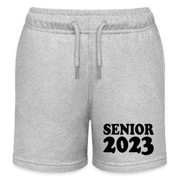 Senior 2023 - Kinder Organic Joggingshorts Mini Bolter von Stanley/Stella - Grau meliert - Vorne