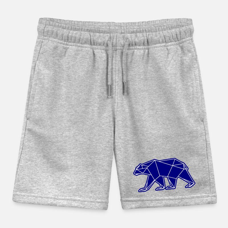 Eisbär Polar Bär Polygon Symbol Kinder Organic Joggingshorts Mini Bolter von Stanley/Stella