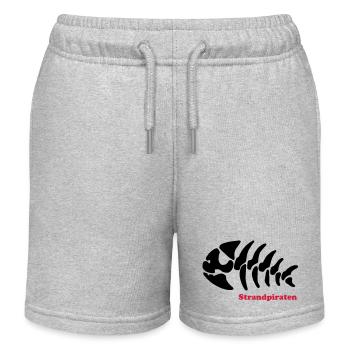 pêche pirates de plage de pirate - Short de jogging enfant bio Stanley/Stella - gris chiné - Devant
