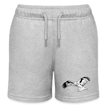 Falcon - Kids Organic Sweat Shorts by Stanley/Stella - heather grey - Front
