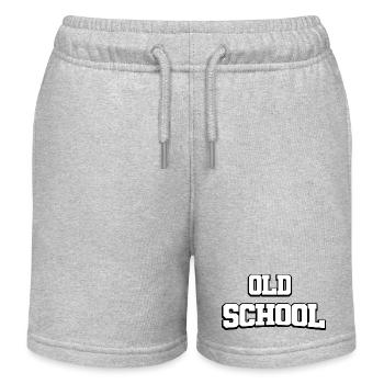 Old School Design - Kinder Organic Joggingshorts Mini Bolter von Stanley/Stella - Grau meliert - Vorne