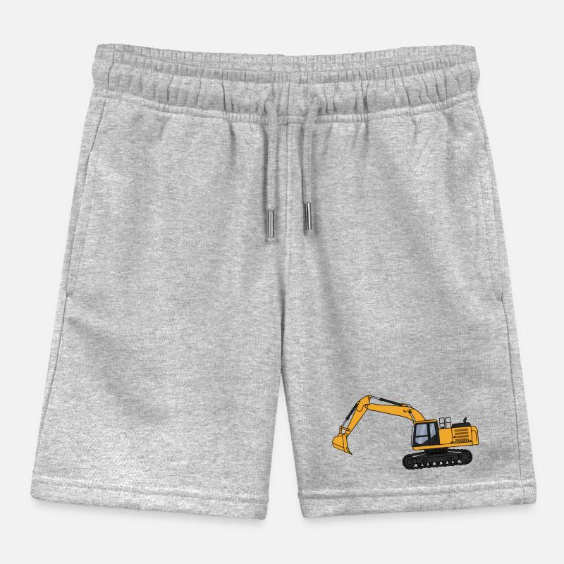 Bagger Baggerfahrer Baustelle Kinder Organic Joggingshorts Mini Bolter von Stanley/Stella