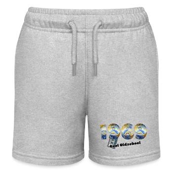 1969 Jahrgang Retro Vintage – Kassette – Cool Olds - Kinder Organic Joggingshorts Mini Bolter von Stanley/Stella - Grau meliert - Vorne