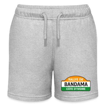 Bandama - Kinder Organic Joggingshorts Mini Bolter von Stanley/Stella - Grau meliert - Vorne