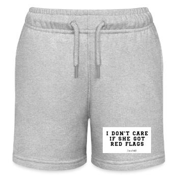 red flag - Kinder Organic Joggingshorts Mini Bolter von Stanley/Stella - Grau meliert - Vorne