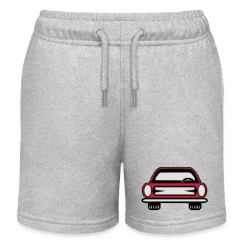 Auto Wagen Fahrzeug grill - Kinder Organic Joggingshorts Mini Bolter von Stanley/Stella - Grau meliert - Vorne