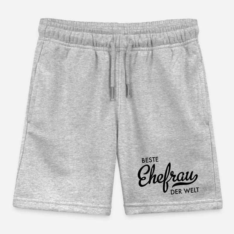 Beste Ehefrau der Welt Kinder Organic Joggingshorts Mini Bolter von Stanley/Stella