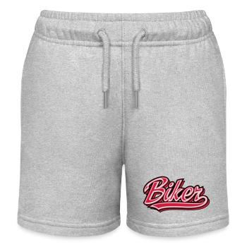 Biker - Kinder Organic Joggingshorts Mini Bolter von Stanley/Stella - Grau meliert - Vorne