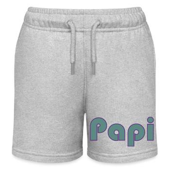 RETRAITE. RETRAITE. RETRAITEE. RETRAITE - Short de jogging enfant bio Stanley/Stella - gris chiné - Devant