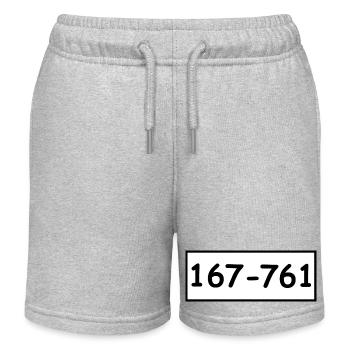 Beagle boys Bandit - Kids Organic Sweat Shorts by Stanley/Stella - heather grey - Front