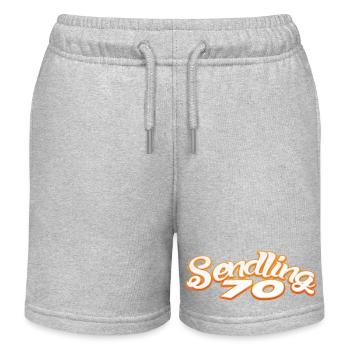 Sendling siebzig 70 Candy München089 Minga 089  - Kinder Organic Joggingshorts Mini Bolter von Stanley/Stella - Grau meliert - Vorne