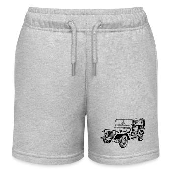 Voiture - Short de jogging enfant bio Stanley/Stella - gris chiné - Devant