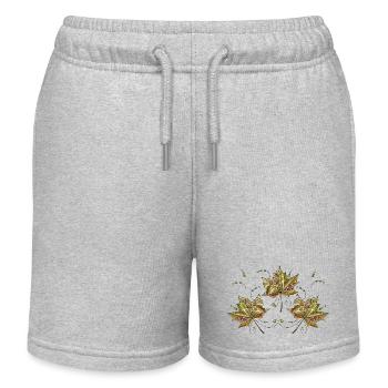 Liste - Kinder Organic Joggingshorts Mini Bolter von Stanley/Stella - Grau meliert - Vorne