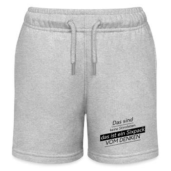 witzige geschenkidee - Kinder Organic Joggingshorts Mini Bolter von Stanley/Stella - Grau meliert - Vorne