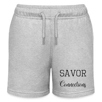 Joke Fostering Connections Social Connection - Kids Organic Sweat Shorts by Stanley/Stella - heather grey - Front