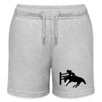 Pony - Kinder Organic Joggingshorts Mini Bolter von Stanley/Stella - Grau meliert - Vorne