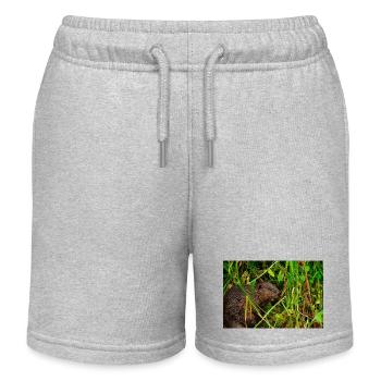 Beavers 2 - Kids Organic Sweat Shorts by Stanley/Stella - heather grey - Front