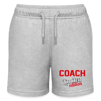 REISEBUS LIMITED EDITION 275GD015 - Kinder Organic Joggingshorts Mini Bolter von Stanley/Stella - Grau meliert - Vorne