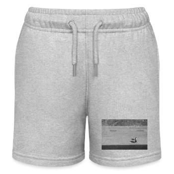 ways. - Kinder Organic Joggingshorts Mini Bolter von Stanley/Stella - Grau meliert - Vorne