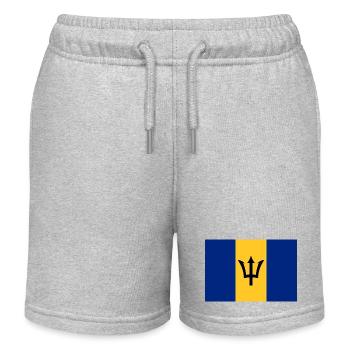 Barbados - Kids Organic Sweat Shorts by Stanley/Stella - heather grey - Front