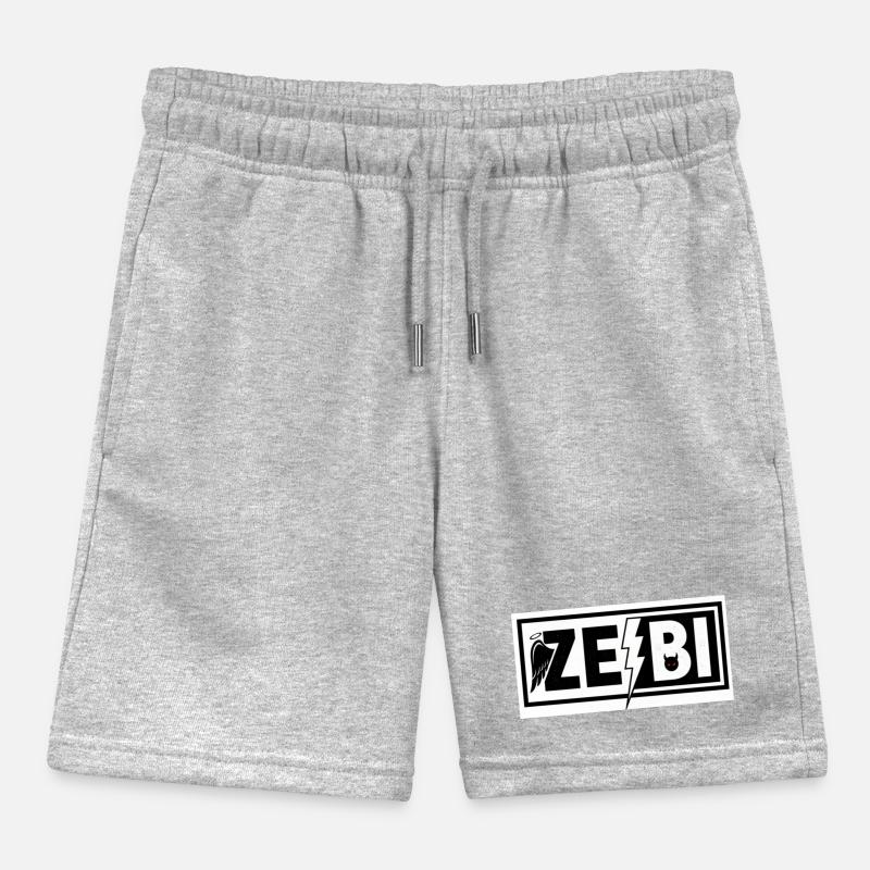 ZeBi Ailes et Éclair Diable Short de jogging enfant bio Stanley/Stella