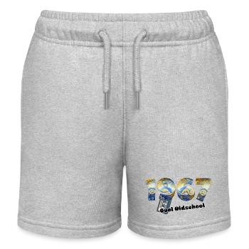 1967 Jahrgang Retro Vintage – Kassette – Cool Olds - Kinder Organic Joggingshorts Mini Bolter von Stanley/Stella - Grau meliert - Vorne