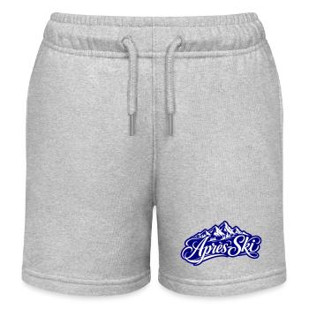Après-ski mountains - Kids Organic Sweat Shorts by Stanley/Stella - heather grey - Front