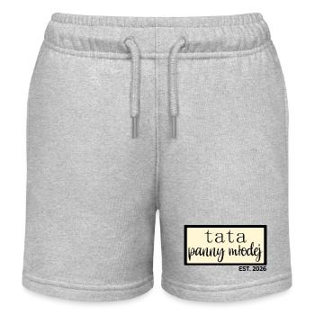 Papa de la Mariée 2026 - Short de jogging enfant bio Stanley/Stella - gris chiné - Devant