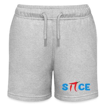Piment Épicé PI Science Drôle - Short de jogging enfant bio Stanley/Stella - gris chiné - Devant