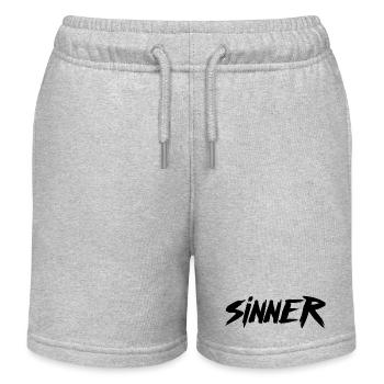 Graphique Sinner - Short de jogging enfant bio Stanley/Stella - gris chiné - Devant