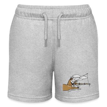 relax rivage pêche - Short de jogging enfant bio Stanley/Stella - gris chiné - Devant