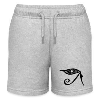 horusauge - Kinder Organic Joggingshorts Mini Bolter von Stanley/Stella - Grau meliert - Vorne